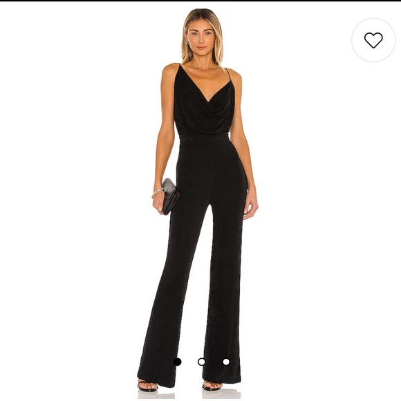 Revolve - MISHA Moira Pantsuit in Black - Picture 1 of 4